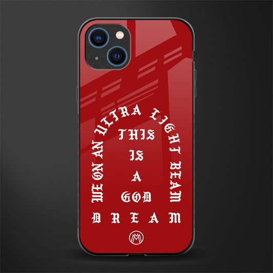 god dream glass case for iphone 13 image
