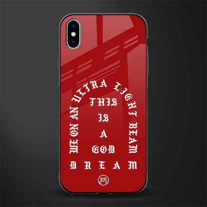 god dream glass case for iphone xs max image