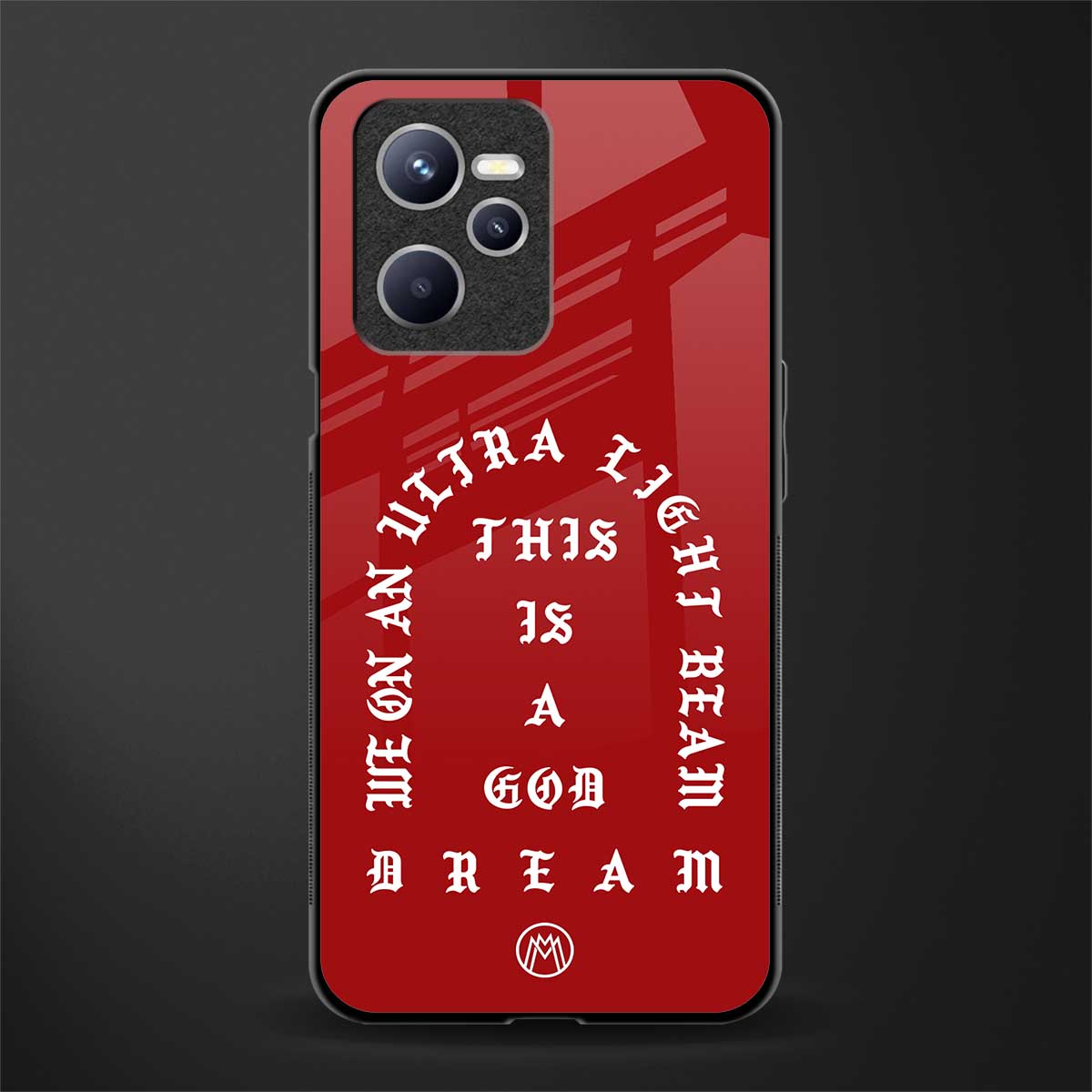 god dream glass case for realme c35 image