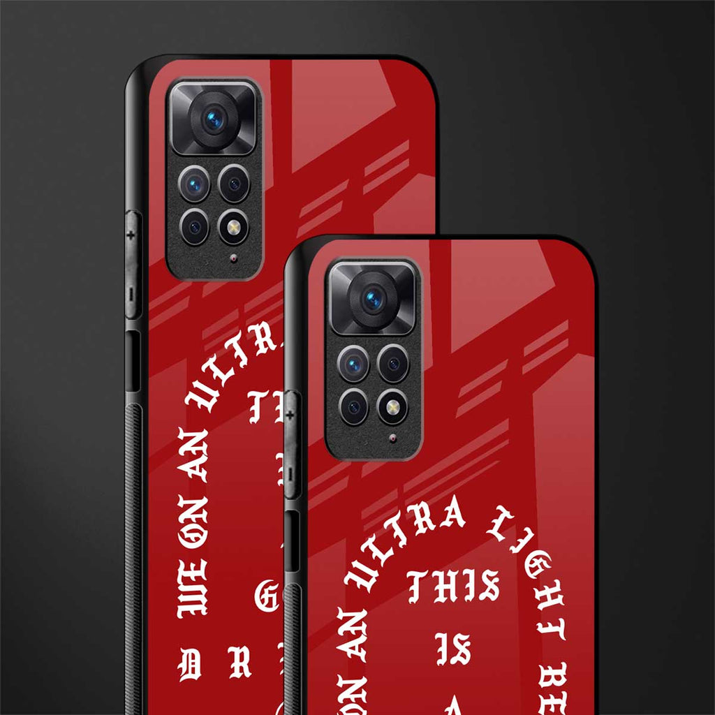 god dream back phone cover | glass case for redmi note 11 pro plus 4g/5g