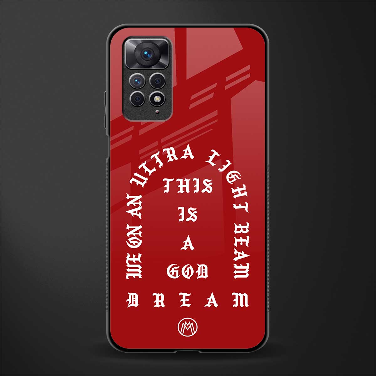 god dream back phone cover | glass case for redmi note 11 pro plus 4g/5g