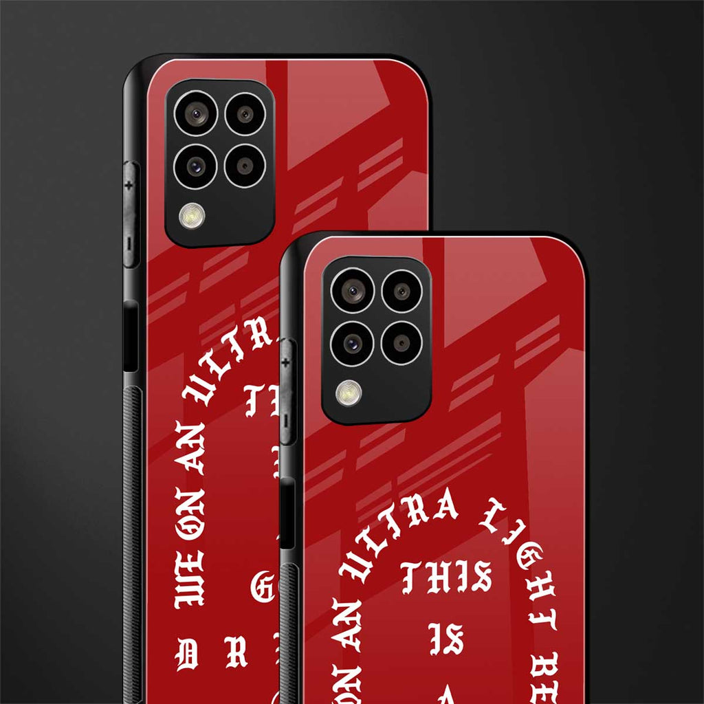 god dream back phone cover | glass case for samsung galaxy m33 5g