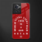 god dream back phone cover | glass case for oneplus 10r 5g