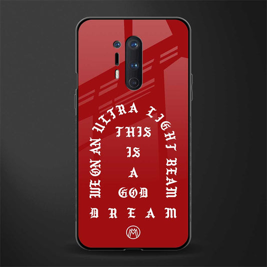 god dream glass case for oneplus 8 pro image