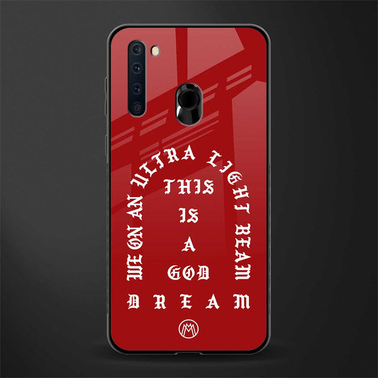 god dream glass case for samsung a21 image