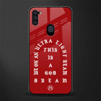 god dream glass case for samsung a11 image
