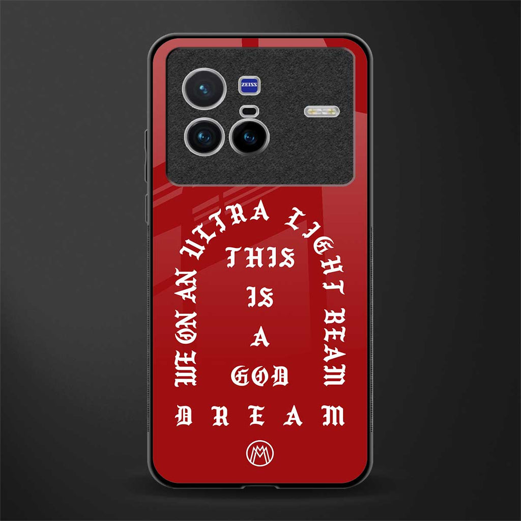 god dream glass case for vivo x80 image