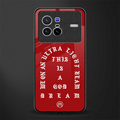 god dream glass case for vivo x80 image