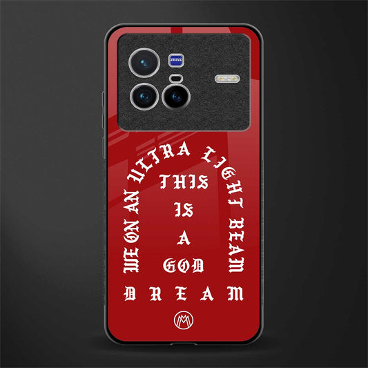 god dream glass case for vivo x80 image
