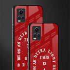 god dream back phone cover | glass case for vivo v21e 4g