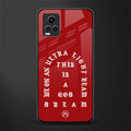 god dream back phone cover | glass case for vivo v21e 4g