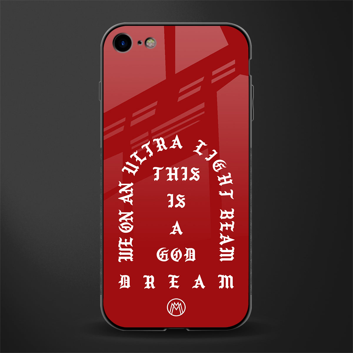 god dream glass case for iphone se 2020 image
