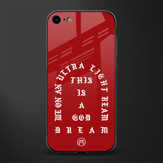god dream glass case for iphone se 2020 image