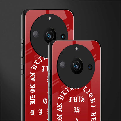 god dream back phone cover | glass case for realme 11 pro 5g