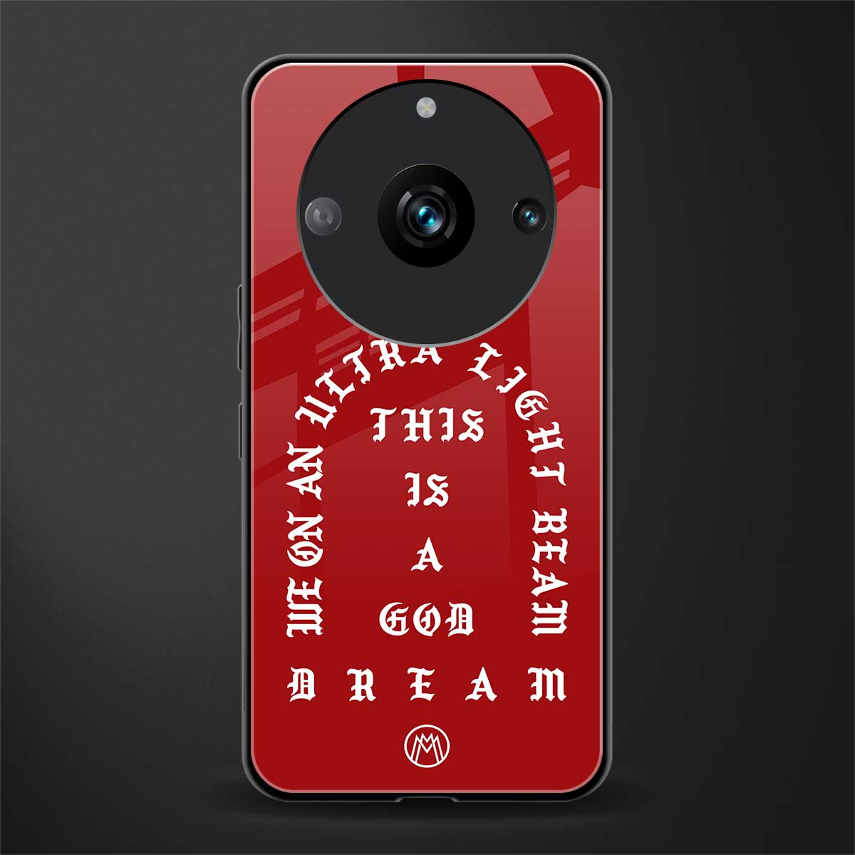 god dream back phone cover | glass case for realme 11 pro 5g