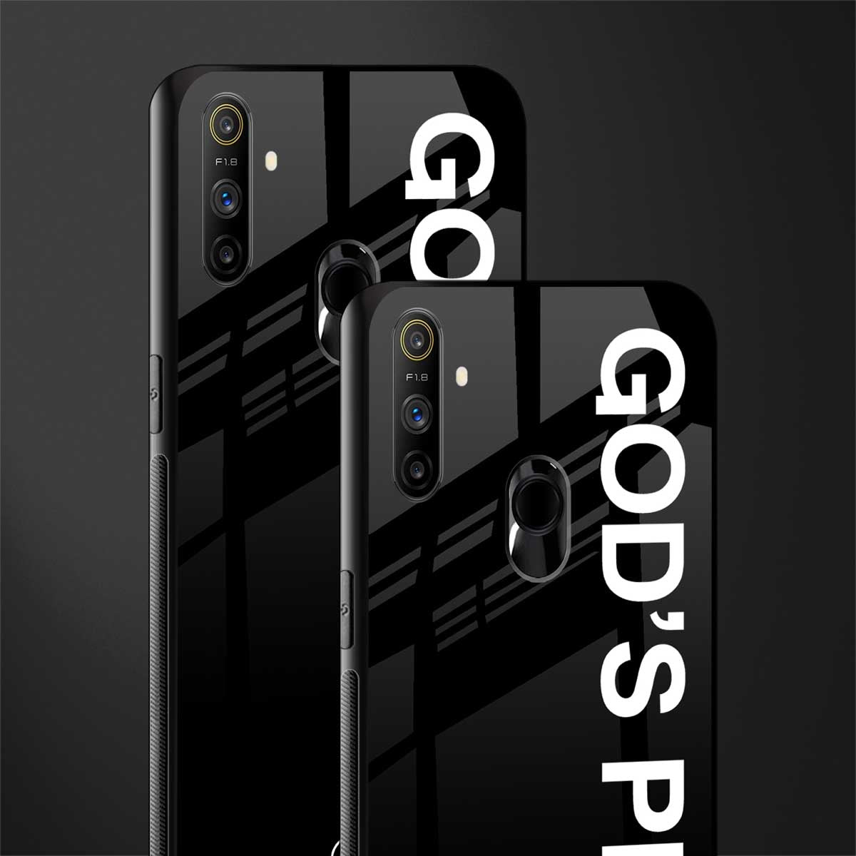 god's plan glass case for realme narzo 20a image-2