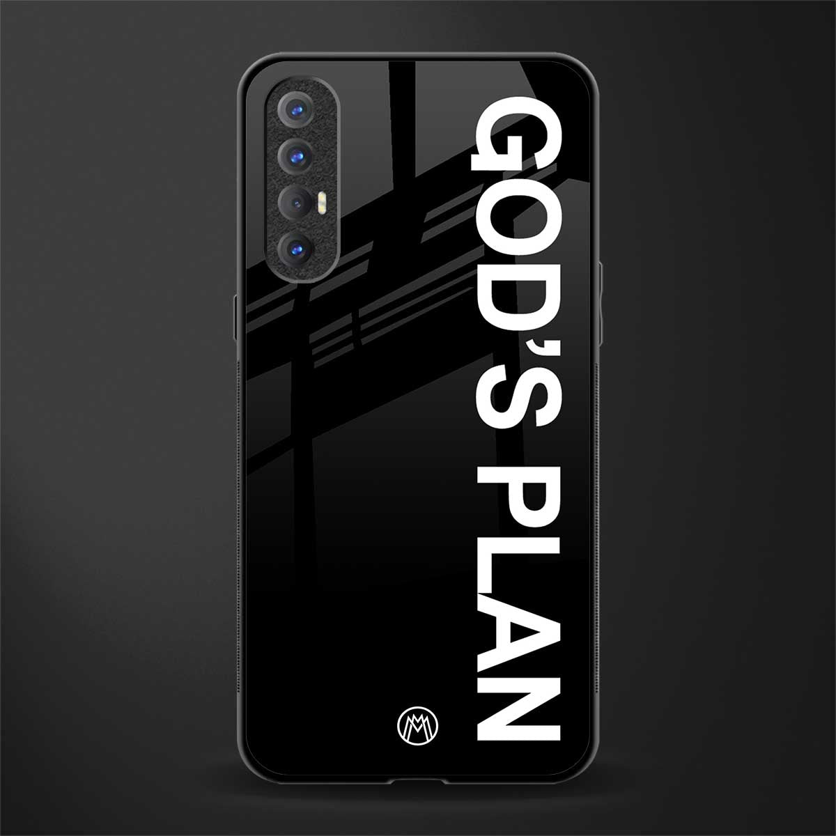 god's plan glass case for oppo reno 3 pro image