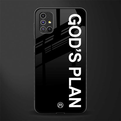 god's plan glass case for samsung galaxy m31s image