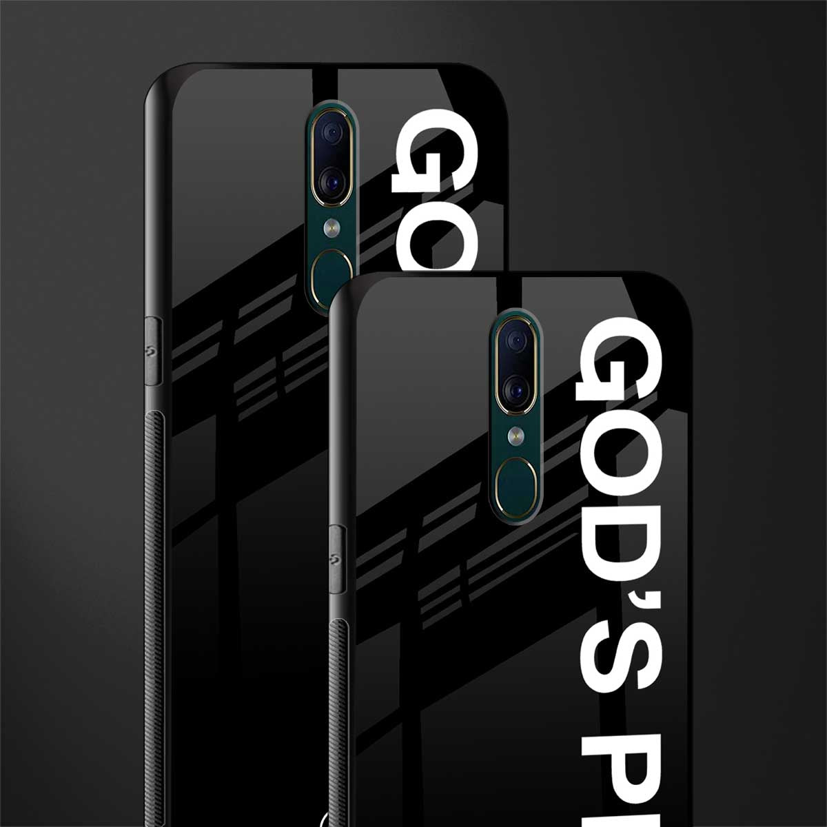 god's plan glass case for oppo f11 image-2