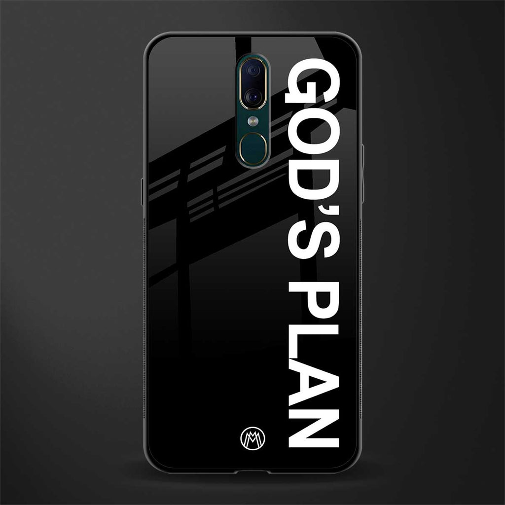 god's plan glass case for oppo a9 image