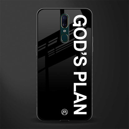 god's plan glass case for oppo f11 image