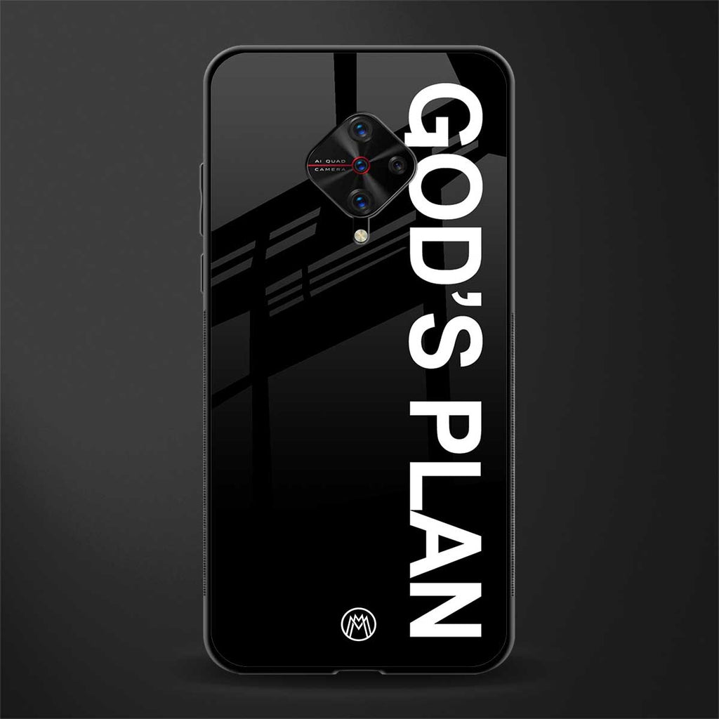 god's plan glass case for vivo s1 pro image