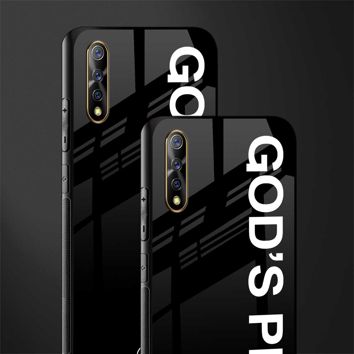 god's plan glass case for vivo s1 image-2