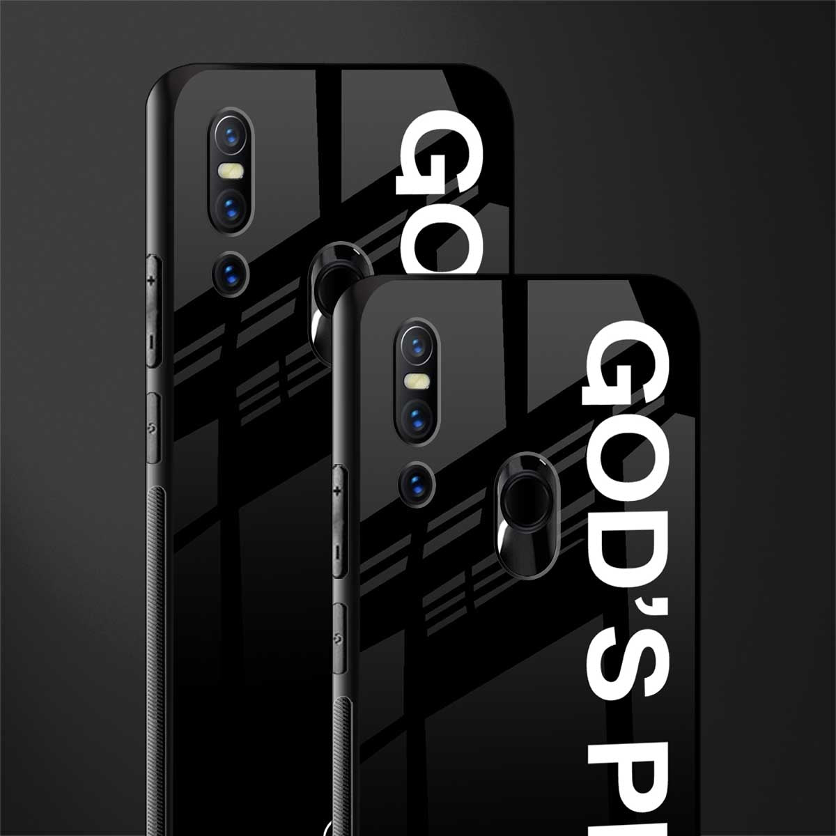 god's plan glass case for vivo v15 image-2