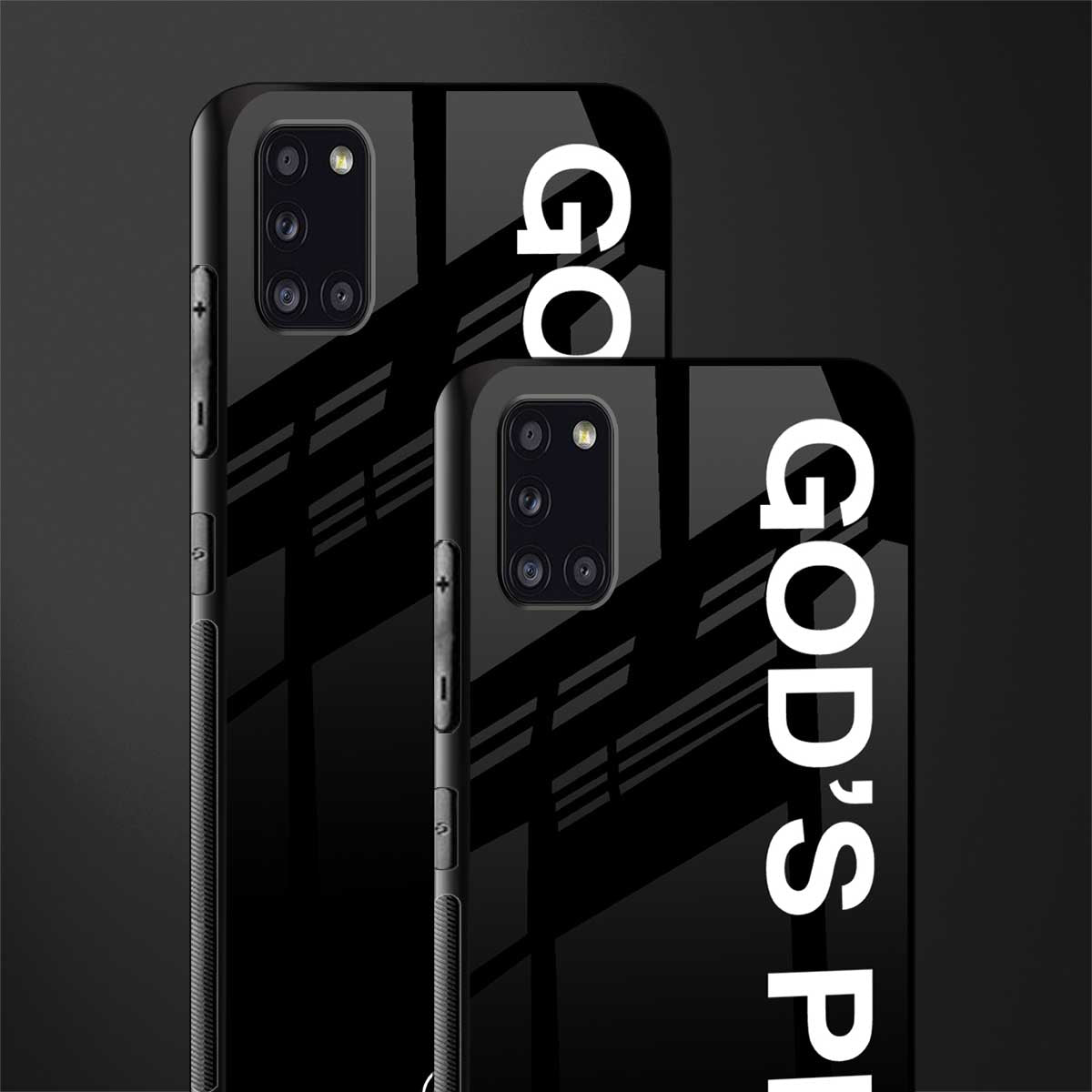 god's plan glass case for samsung galaxy a31 image-2