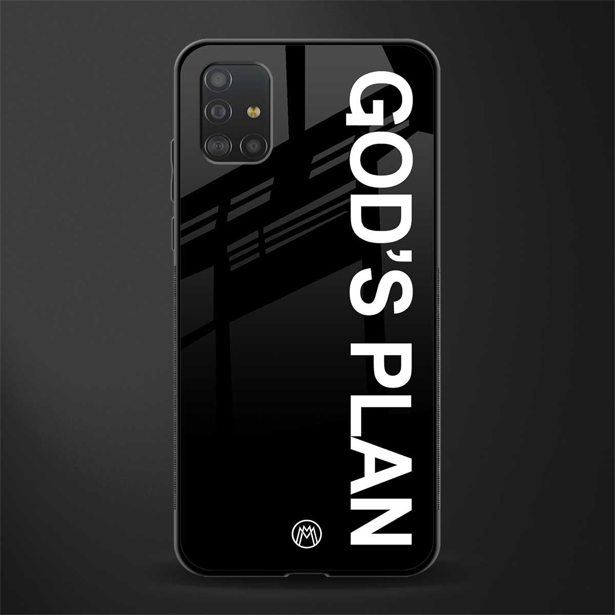 god's plan glass case for samsung galaxy a51 image