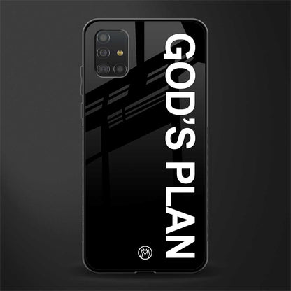 god's plan glass case for samsung galaxy a51 image