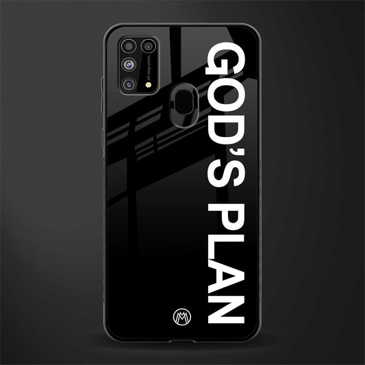 god's plan glass case for samsung galaxy m31 image