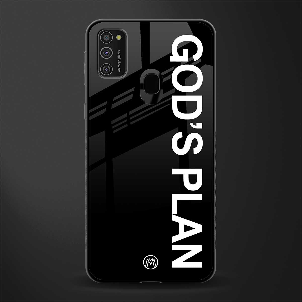 god's plan glass case for samsung galaxy m21 image