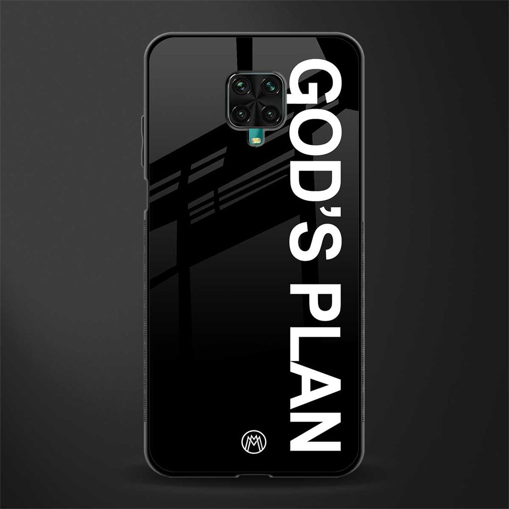 god's plan glass case for redmi note 9 pro image