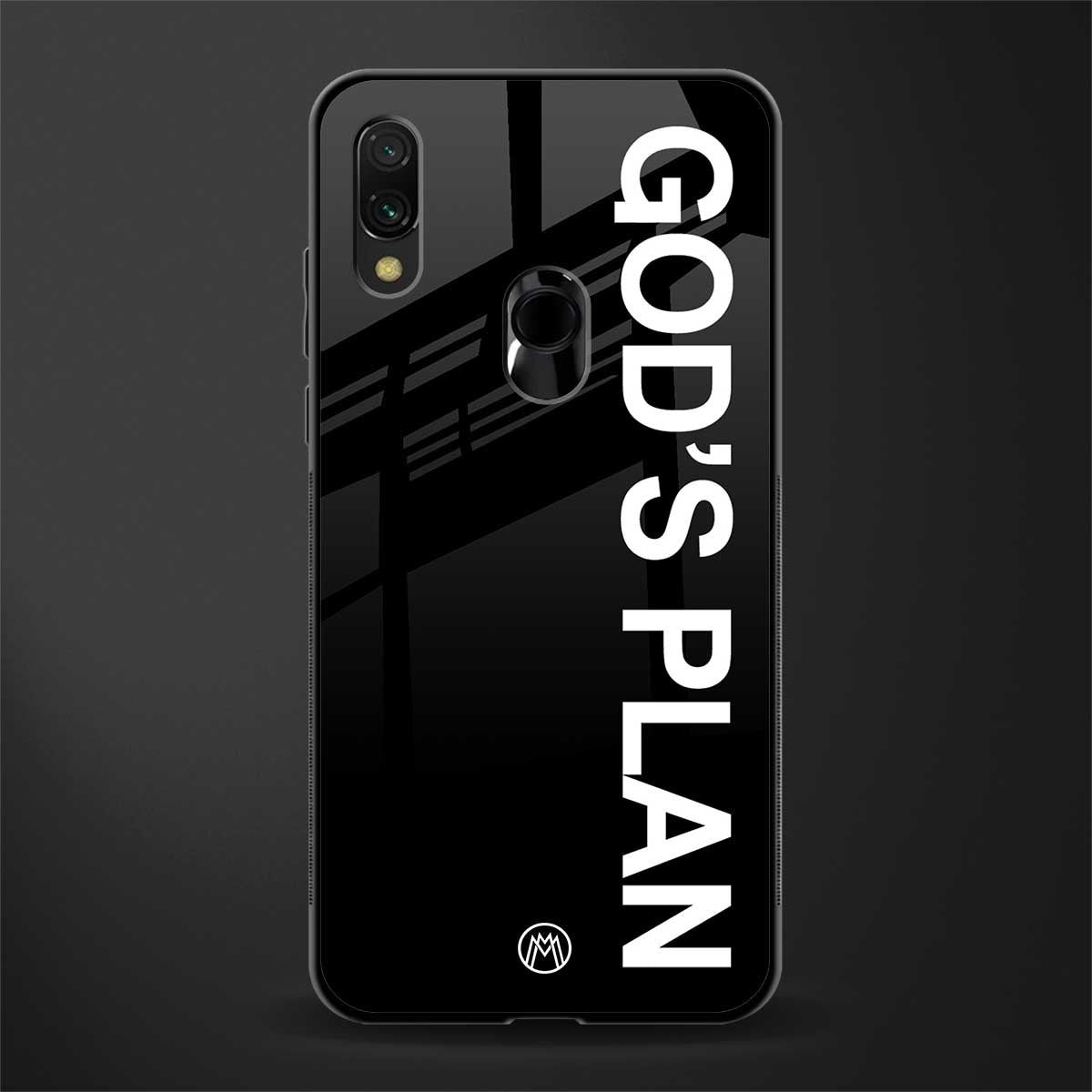 god's plan glass case for redmi note 7 pro image