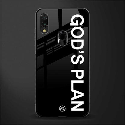 god's plan glass case for redmi y3 image