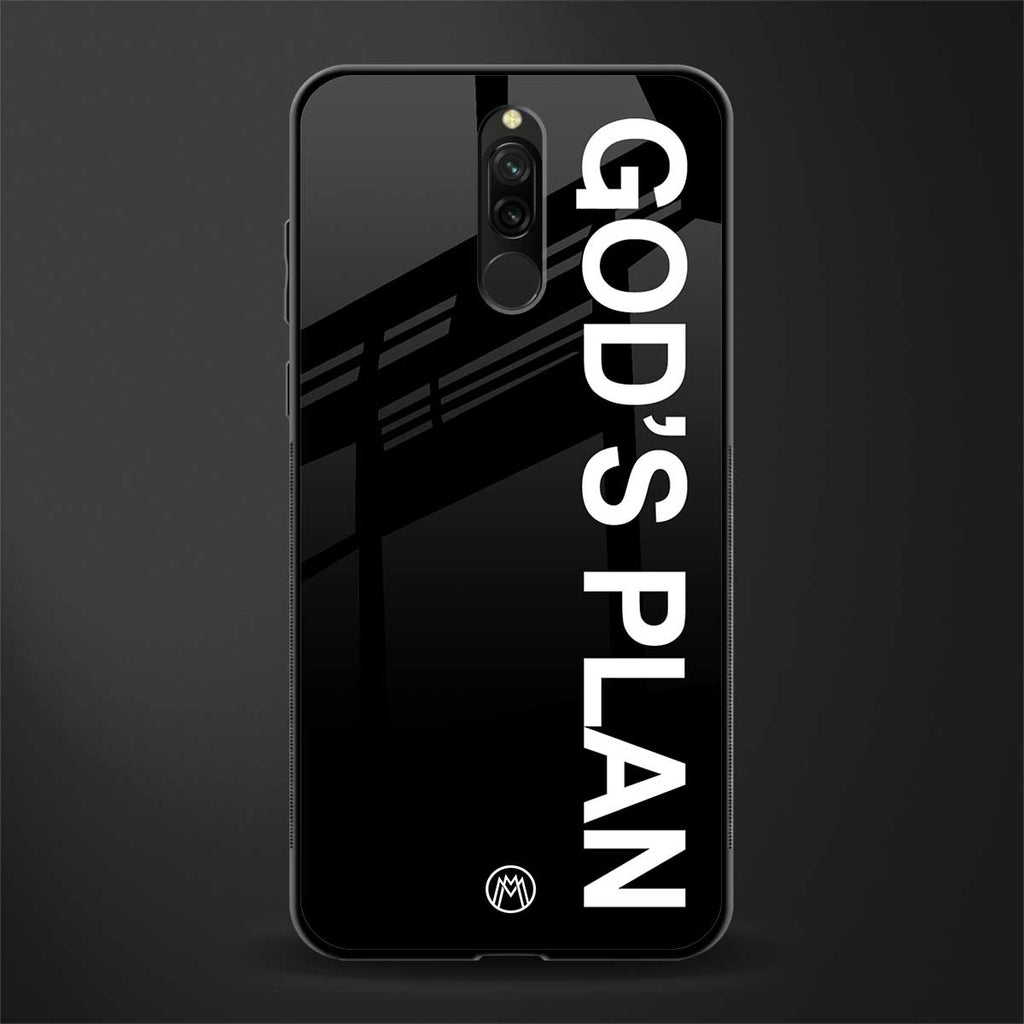 god's plan glass case for redmi 8 image