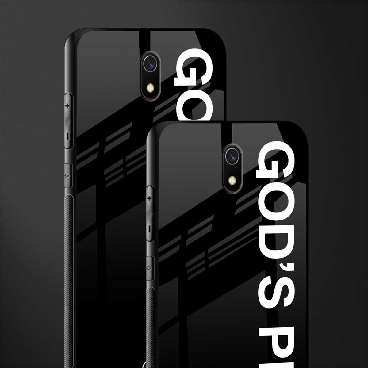 god's plan glass case for redmi 8a image-2