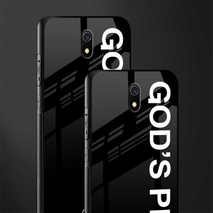 god's plan glass case for redmi 8a image-2