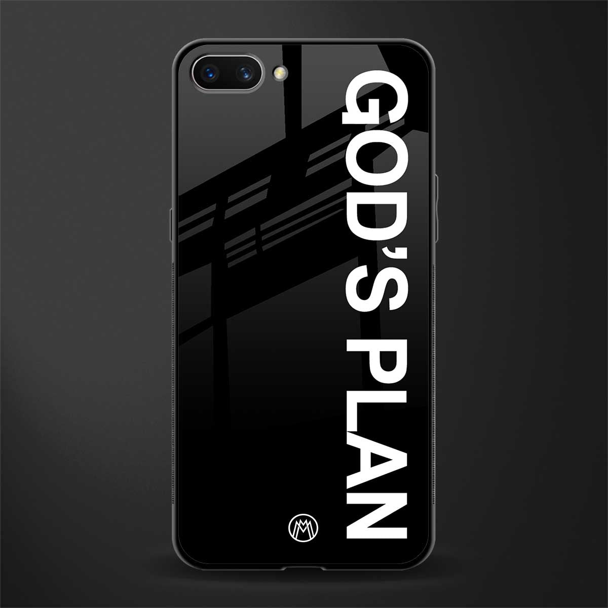 god's plan glass case for oppo a3s image