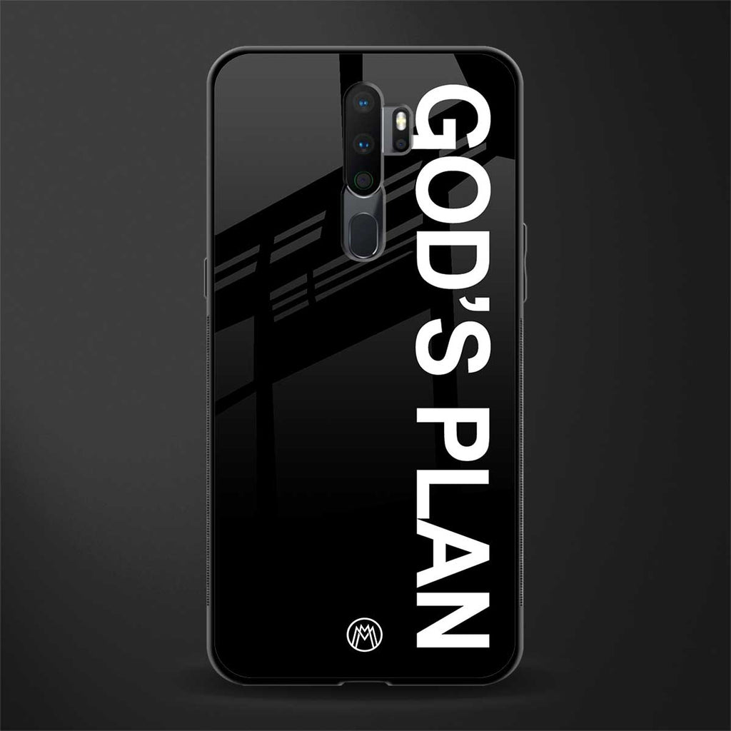 god's plan glass case for oppo a5 2020 image