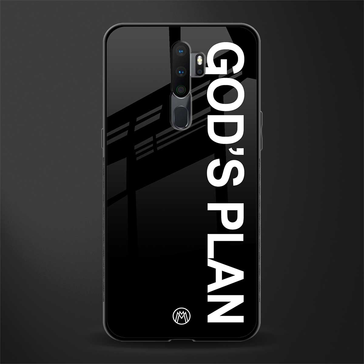 god's plan glass case for oppo a9 2020 image