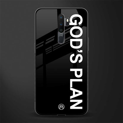 god's plan glass case for oppo a9 2020 image