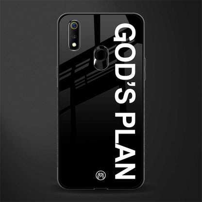 god's plan glass case for realme 3 pro image