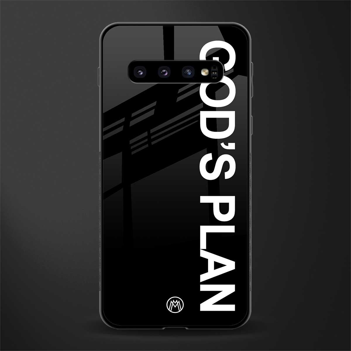 god's plan glass case for samsung galaxy s10 image