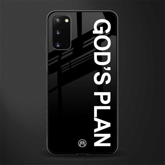 god's plan glass case for samsung galaxy s20 image