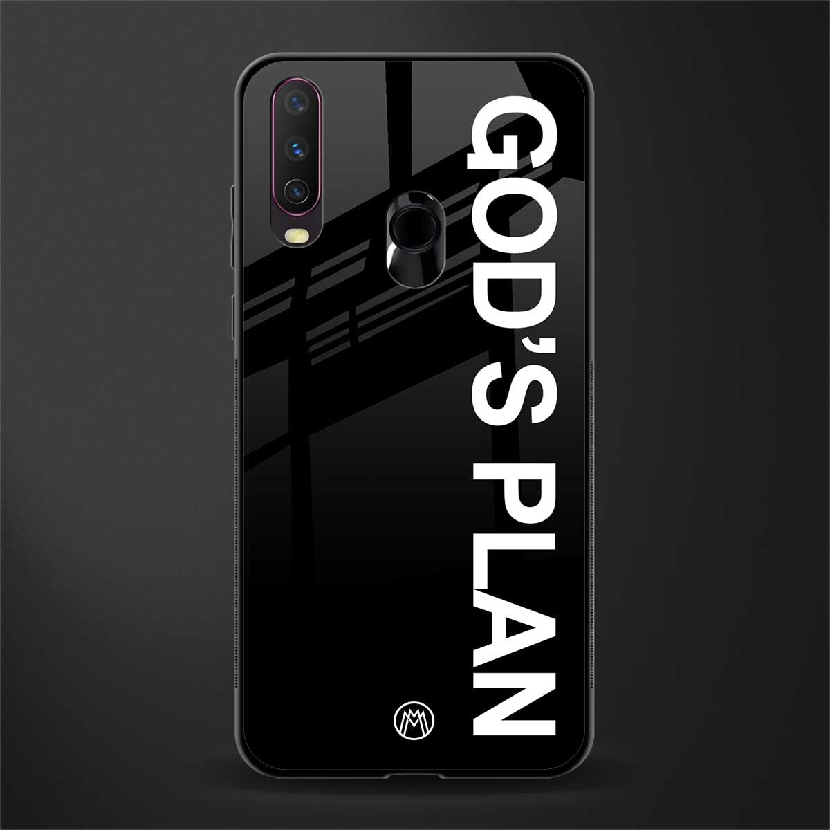 god's plan glass case for vivo y12 image