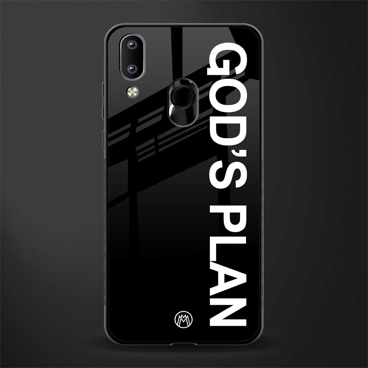 god's plan glass case for vivo y91 image