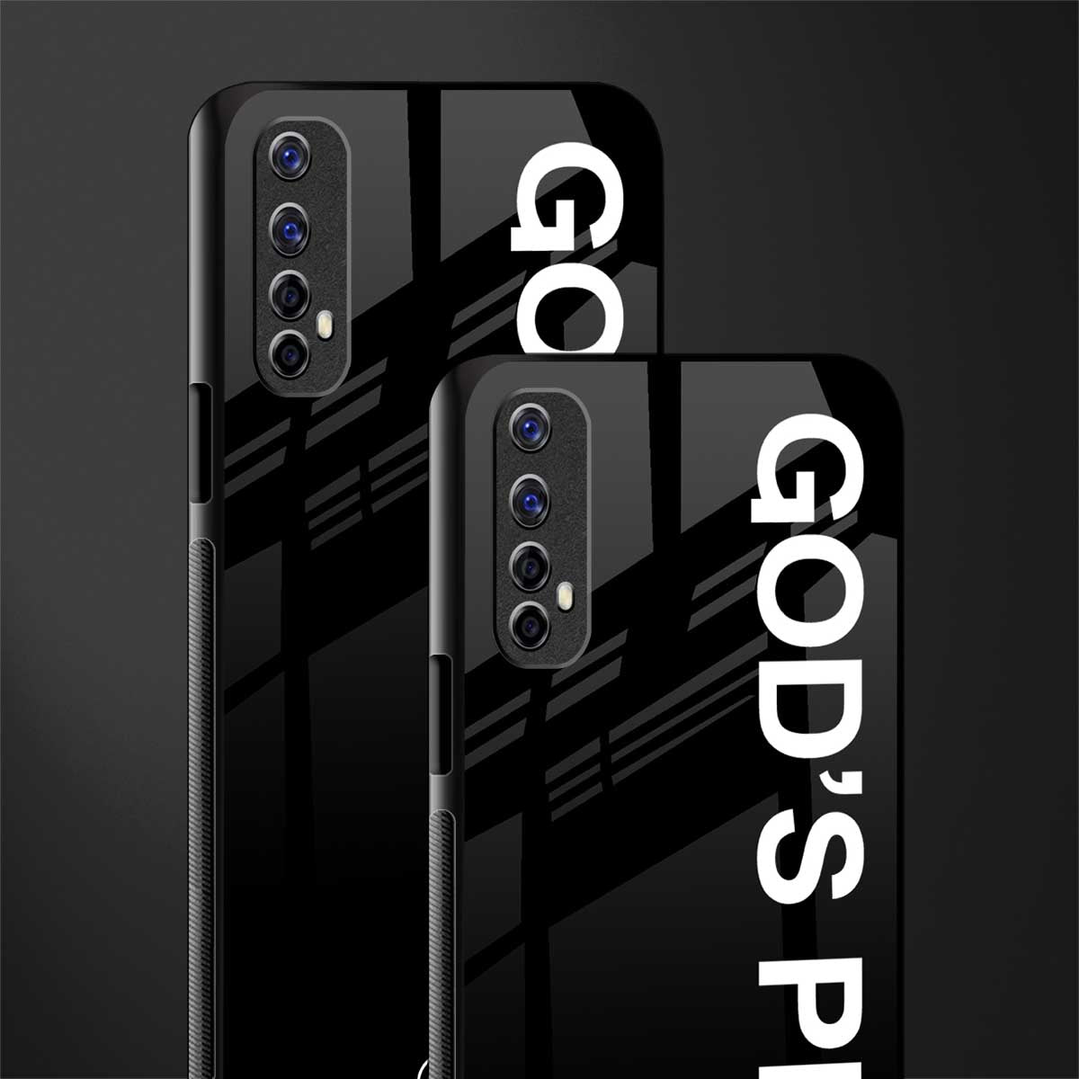 god's plan glass case for realme 7 image-2