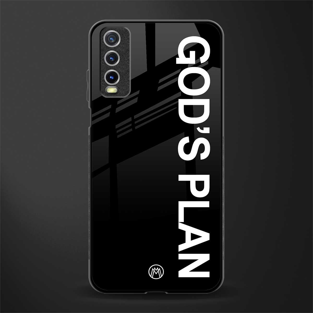 god's plan glass case for vivo y20 image